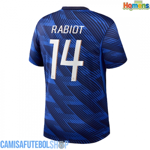 Camisa de time de futebol França Adrien Rabiot #14 Replicas 1º Equipamento Mundo 2026 Manga Curta